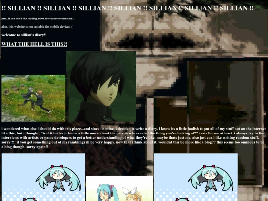 old diary screenshot