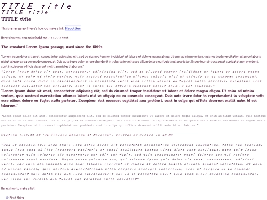 test screenshot