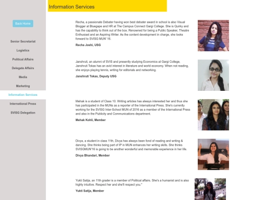 infoservice screenshot