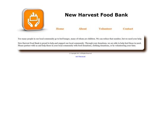 harvestfoodbank02 screenshot