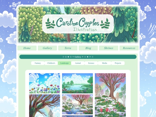 Gallery/landscape screenshot