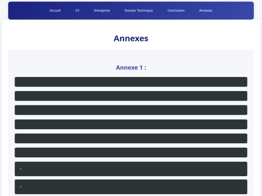 annexes screenshot