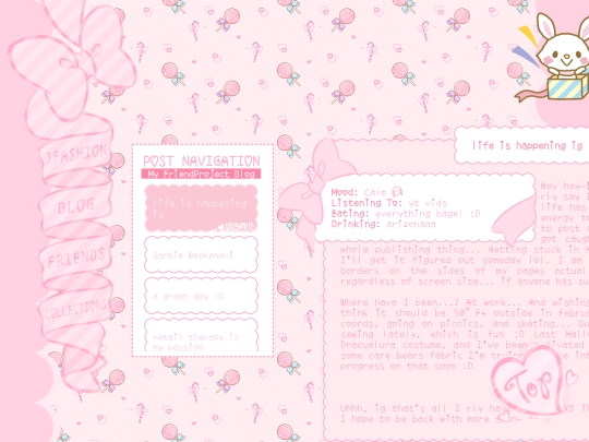 blog screenshot