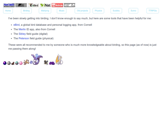 birding screenshot