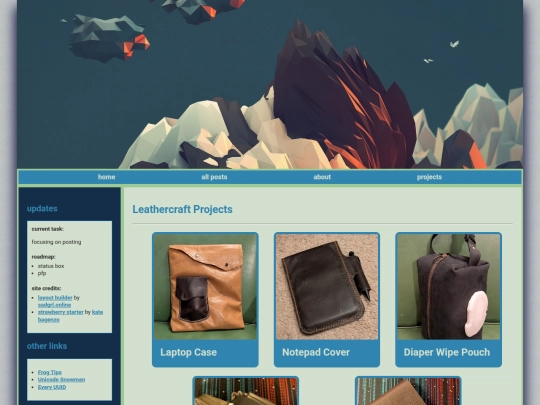 info/about/projects screenshot