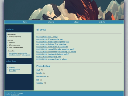 info/all_posts screenshot