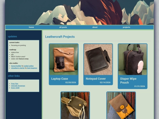 info/projects screenshot