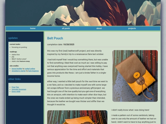 minifeeds/leathercraft/belt-pouch screenshot