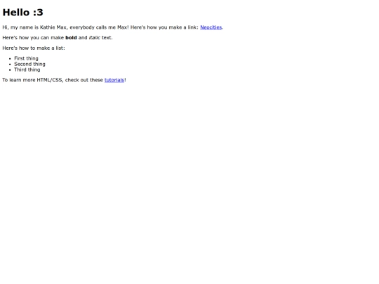 index screenshot
