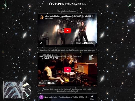 live screenshot