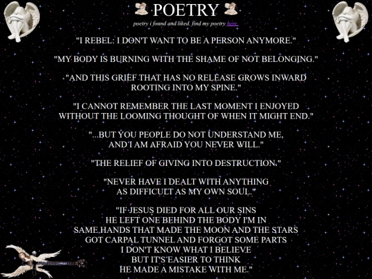 poetry screenshot