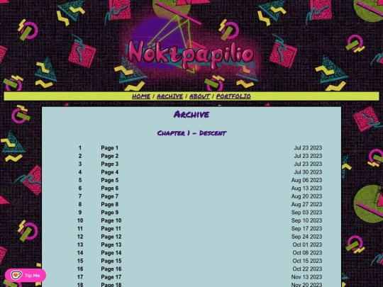 archive screenshot