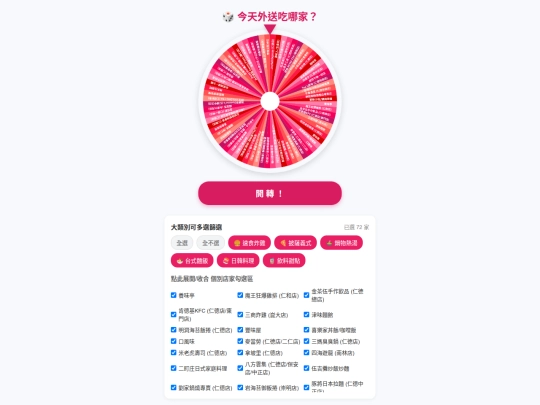 food_wheel screenshot