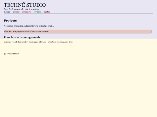 projects screenshot
