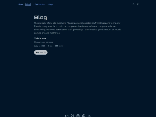 posts/page/2 screenshot