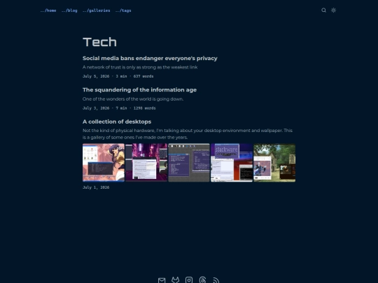 tags/tech screenshot