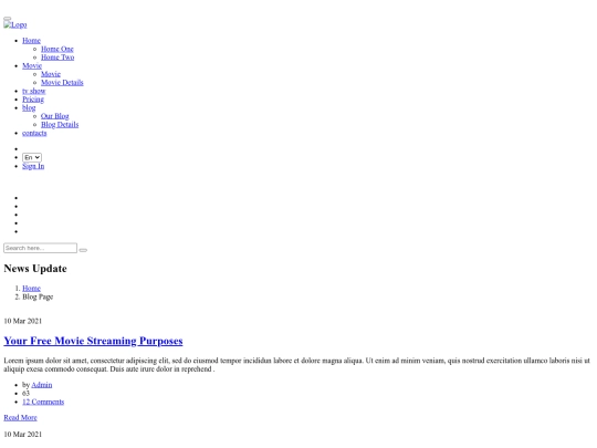 blog screenshot