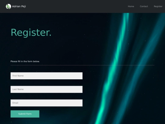 form screenshot