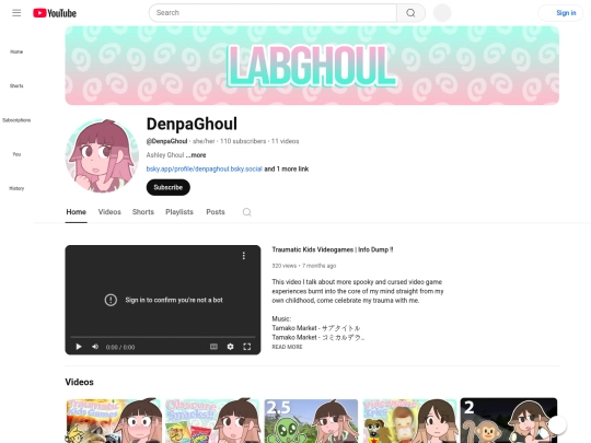 videos screenshot