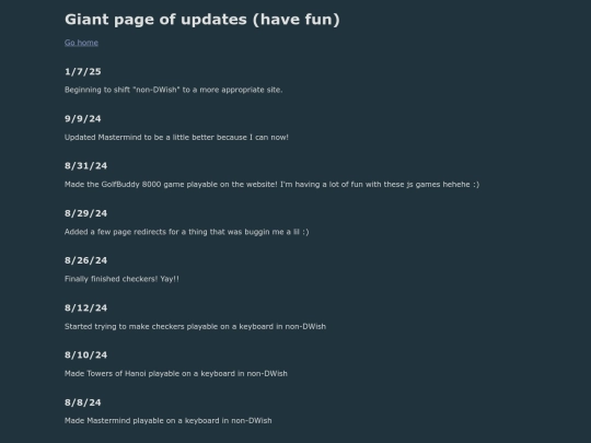 updates screenshot