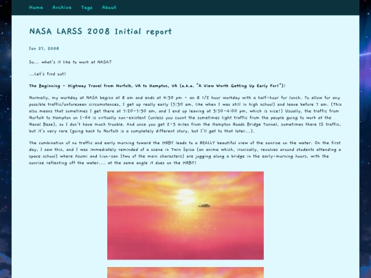 blog/posts/2008-06-27-NASA-LARSS-2008-Initial-report screenshot