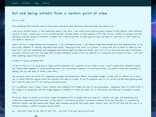 blog/posts/2025-06-18-Art-and-being-artistic-from-a-certain-point-of-view screenshot