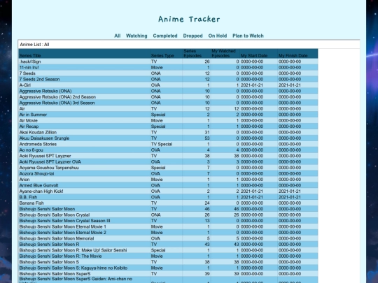 interests/anime/anime-tracker screenshot