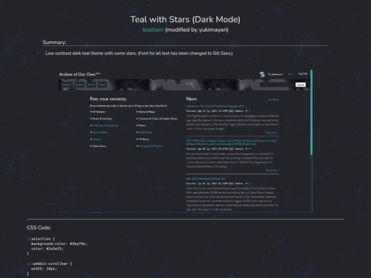 resources/ao3skins/tealstars screenshot
