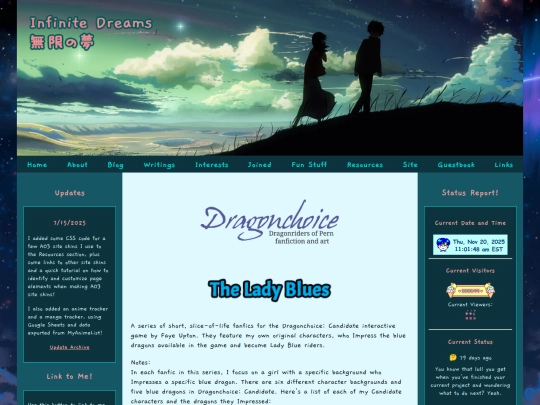 writings/dragonchoice-lady-blues screenshot