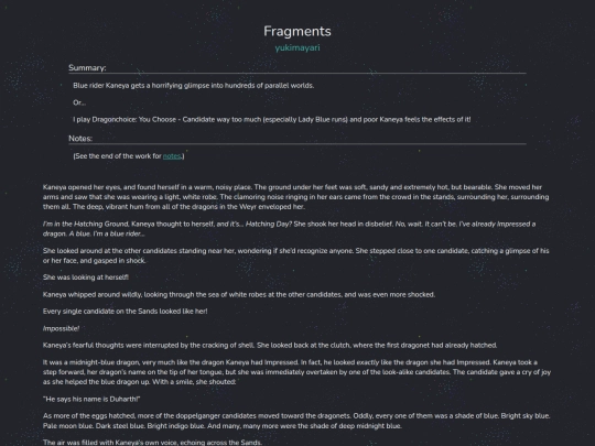 writings/midnight/fragments screenshot