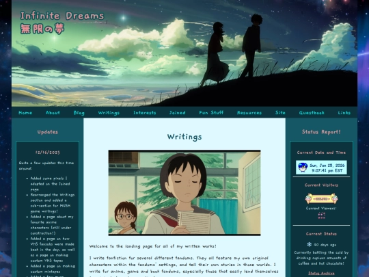 writings/writings-main screenshot