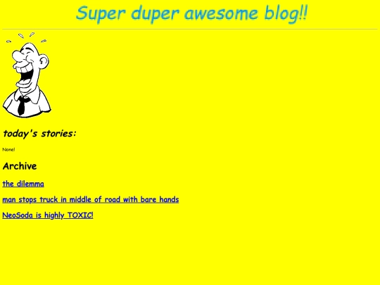 superdupercoolblog screenshot