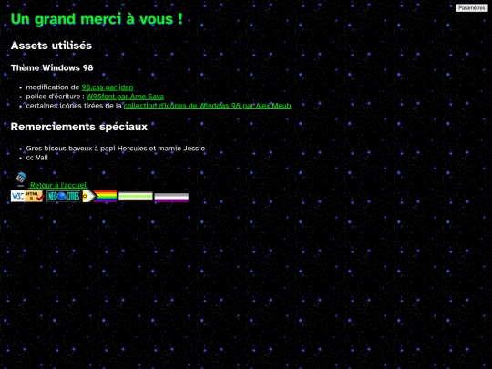 remerciements screenshot