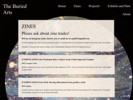 zines screenshot