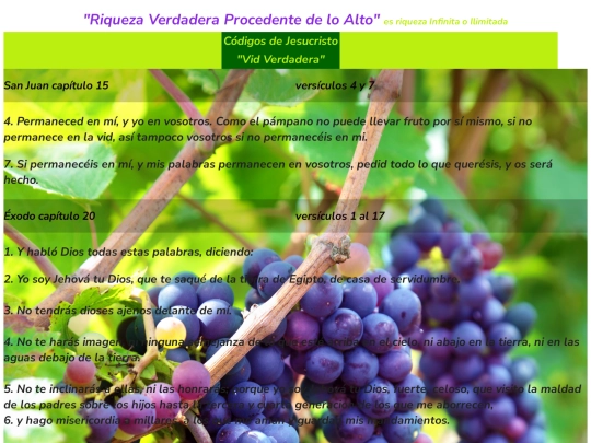 Códigos de Jesucristo "Vid Verdadera"  screenshot