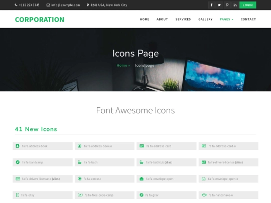 icons screenshot