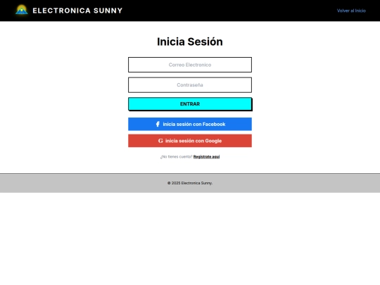 login screenshot