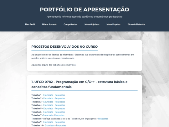 projetos screenshot
