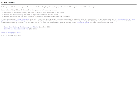misc/cladograms screenshot