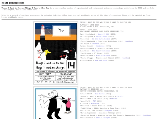 screenings screenshot