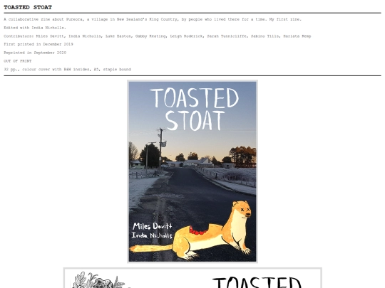 zines/toasted-stoat screenshot