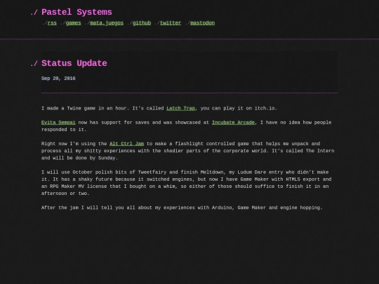 2016/09/20/Status-Update screenshot