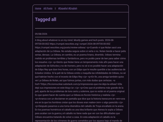 tags/all screenshot