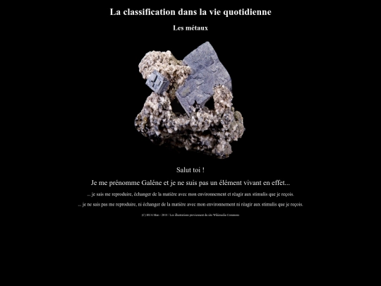 Metaux/metauxA screenshot