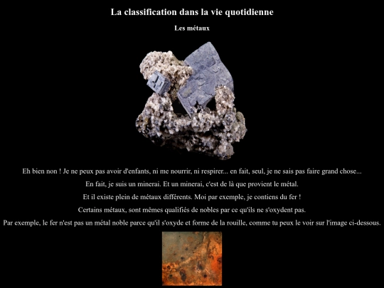 Metaux/metauxAA screenshot