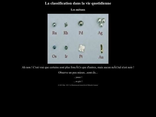 Metaux/metauxAAAA screenshot
