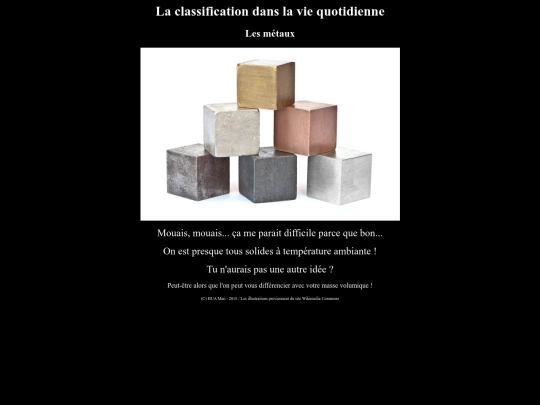 Metaux/metauxAAAAAA screenshot