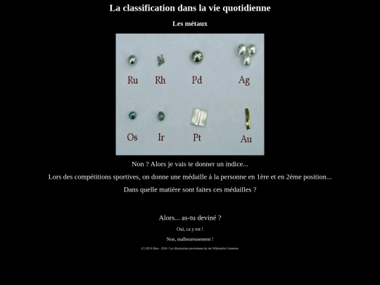 Metaux/metauxAAB screenshot