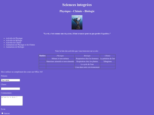 index screenshot