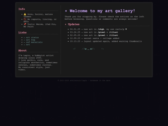 index screenshot
